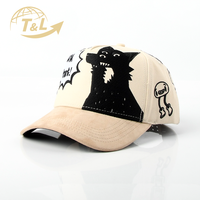 4UGEAR Custom Gorras Metal Logo 5 Panel 4U Suede Baseball Hats Caps Two Tone Curved Brim Luxury Sport Baseball Hats for Men