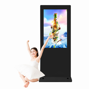 2022 साल खड़ी पोर्टेबल touchtouch स्क्रीन मशीन निविड़ अंधकार विज्ञापन मशीन 4K अल्ट्रा स्पष्ट विज्ञापन मशीन - Product Image 5