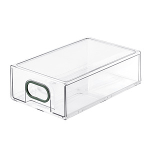 Contenedores de alimentos para congeladores Encimeras de cocina Estantes de almacenamiento de plástico transparente Cajas de almacenamiento de plástico grandes - Product Image 4