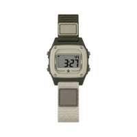 Montre de sport unisexe Happy Camper Classic, bracelet en nylon résistant à l'eau, affichage LED, alarme, boîtier carré luxueux - un charme chic et amusant