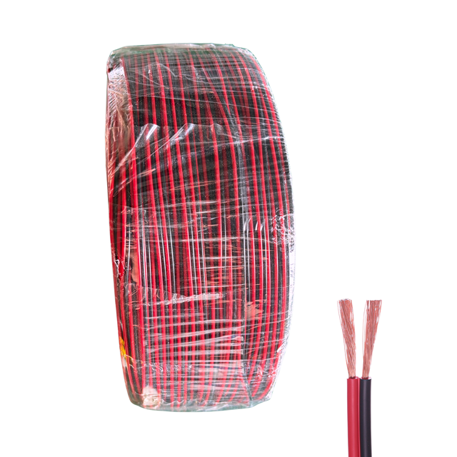 12awg 14awg 16awg 18awg 20awg Red Black 2 Core Speaker Wire OFC Pure Copper PVC Insulated Audio Speaker Cable