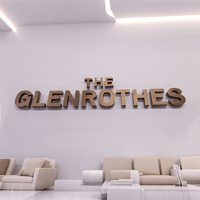 Lettres lumineuses sur mesure à LED avec transformateur, bandes LED, IP65, résistantes aux intempéries, enseignes professionnelles en métal pour devantures de magasins, hôpitaux
