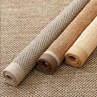 Vente en gros de rouleaux de tapis en sisal naturel de haute qualité pour la chambre à coucher et le salon Alfombra Tapis Tapis de luxe pour hôtel et maison
