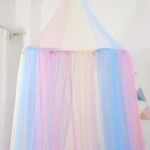 Princess Tent & Double Bed Canopy Nueva instalación-Free Rainbow Dome Color Folding Encryption - Product Image 1
