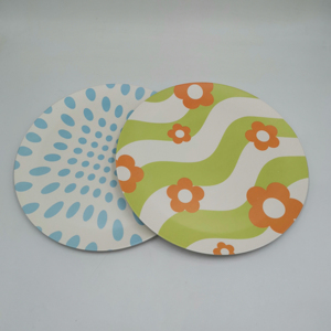 Platos Planos de Bambú Personalizados al por Mayor de 10 Pulgadas (25 cm) para Restaurantes - Product Image 2