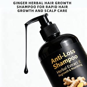 Venta al por mayor Control de aceite nutritivo fortalecimiento Anti pérdida de cabello jengibre <span class=keywords><strong>pelo</strong></span> crecer champú hombres mujeres raíz activador champú - Product Image 4