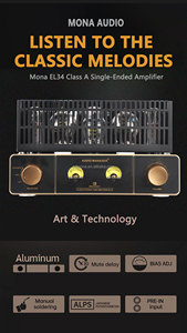 Amplificateur de cinéma maison EL34 avec récepteur BT 2.0 Factory <span class=keywords><strong>Hifi</strong></span> <span class=keywords><strong>Audio</strong></span> pour récepteurs et amplificateurs Matériau en aluminium durable - Product Image 4
