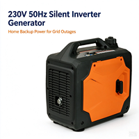Générateur à onduleur 230V 50Hz 1.8kW 2.0kW pour maisons et appartements européens, alimentation de secours silencieuse pendant les pannes de courant