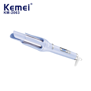 Arricciacapelli Automatico KEMEI con Display LCD e Regolazione della Temperatura Km-2063, Bacchetta Elettrica Automatica in Ceramica - Product Image 1