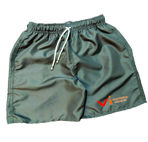 Shorts d'été décontractés pour hommes en polyester, imperméables, anti-plis, écologiques, respirants, à motif uni, avec service OEM et logo personnalisé - Product Image 1