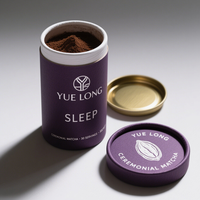 Boîte cylindrique de luxe biodégradable cosmétique huile essentielle soins de la peau tube de thé carton rond tube de papier boîte d'emballage pour lâche