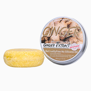 Savon Solide au Gingembre 60g en Gros, Fait Main, Naturel, Hydratant, <span class=keywords><strong>Anti</strong></span>-Frisottis, <span class=keywords><strong>Anti</strong></span>-Pelliculaire, Lissant et Volumisant 2-en-1 - Product Image 3