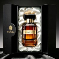 Vente en gros OEM ODM – Flacon de parfum de luxe en verre ambré taillé, 30ml, 50ml, 100ml, flacon de parfum vide avec boîte cadeau magnétique, logo personnalisé