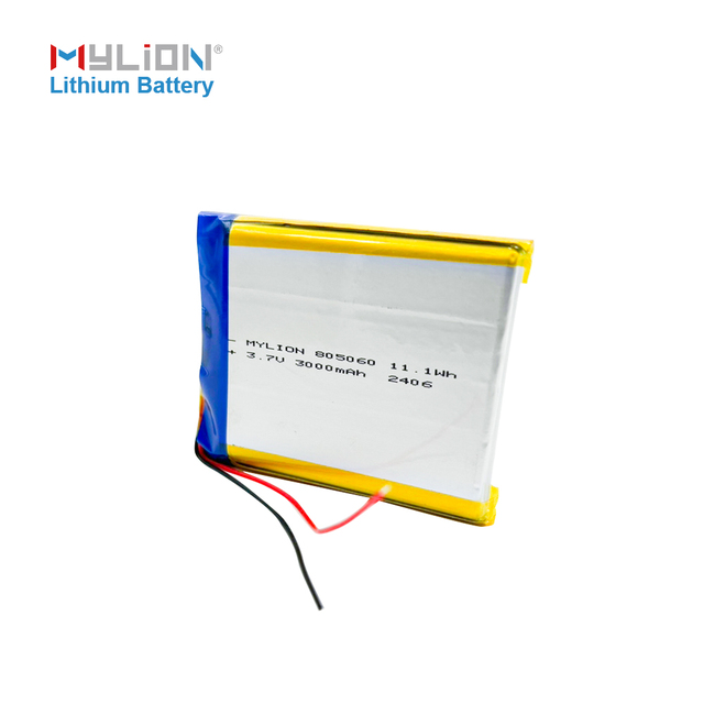 Mylion Reliable Compact Long-life Rechargeable Lipo Battery 805060 High Capacity 3.7V 3000mAh for Power Tools