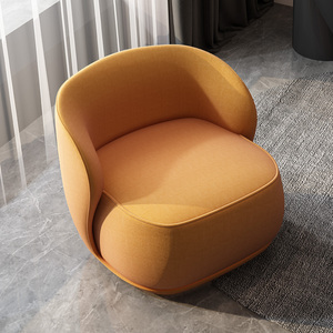 Groothandel Nordic Moderne Stijl Woonkamer Vrijetijdsbesteding Stoel Sofa Stof Wingback Stoel Singe Sofa Stoelen - Product Image 5