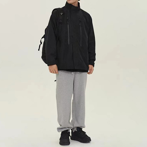 E220694 personalizado Otoño Invierno ropa de trabajo abrigo de los hombres al aire libre caminar chaquetas ropa deportiva Streetwear chaqueta cortavientos - Product Image 1