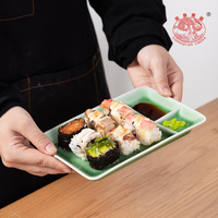 Assiette à dîner divisée en céramique de porcelaine de qualité supérieure, 9 pouces, avec 3 compartiments, pour la restauration à domicile, les restaurants et les traiteurs