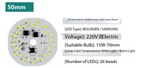 Circuit imprimé LED SMD en aluminium DOB à succès pour ampoules LED