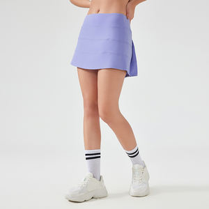 Xsunwing Golf & tenis Mini atletik, celana pendek Gym berlipat pinggang tinggi dengan Pockets-WD25014 - Product Image 4