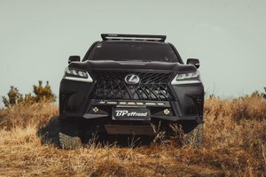 Chuyên nghiệp off-road sửa đổi Carbon thép <span class=keywords><strong>Lexus</strong></span> <span class=keywords><strong>LX570</strong></span> 17-22 phiên bản Hidden cạnh phía sau <span class=keywords><strong>Bumper</strong></span> bảo vệ cản sau - Product Image 6