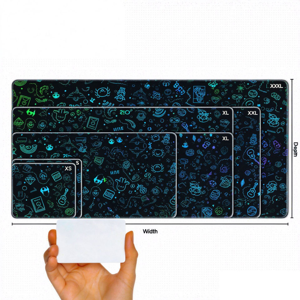 Sample Order Pad Factory Custom Wholesale logo Sublimation Neoprene Gaming Mouse Pad ...