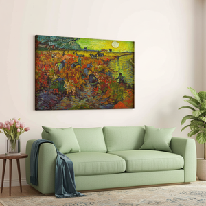 Printed Canvas Artwork: Van Gogh 'Red Vineyard' Elegant Home Decor,<b>WRAPPED</b> CANVAS - Product Image 3