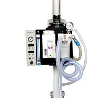 Appareil d'anesthésie pour lapins et rongeurs, équipement à gaz, système d'inhalation vétérinaire pour petits animaux, semi-automatique, en acier inoxydable et ABS