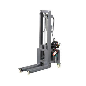 चरण विशिष्ट फोर्कलिफ्ट कार्गो लिफ्ट मिनी स्टेकर 300 किलोग्राम पोर्टेबल चरण उपकरण हाइड्रोलिक फोर्कलिफ्ट स्टेकर क्रेन - Product Image 5