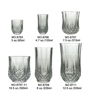 Verres à vodka réutilisables, verres à jus transparents, tasses à bière, verres à vin rouge, verres à whisky multi-capacité, verres à cocktail - Product Image 6