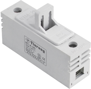 Galaxy rt14 20 20A 500V Din Rail núi giữ cầu chì 10x38 mét cho công nghiệp bảng điều khiển với trong suốt Bìa cầu chì liên kết - Product Image 2