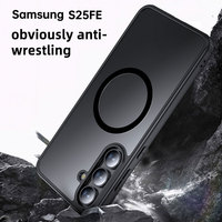 Laudtec Slim translucide mat antichoc avec étui de téléphone anti-empreintes digitales pour Samsung Galaxy S25 FE 2025