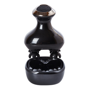 Appareil de massage de <span class=keywords><strong>la</strong></span> tête à griffes, masseur EMS à micro-courant, lumière rouge et bleue, pétrissage, vibration, intelligent, pour cuir chevelu, USB - Product Image 1