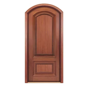 Bonita <span class=keywords><strong>madera</strong></span> Diseño vertical Puerta arqueada <span class=keywords><strong>de</strong></span> <span class=keywords><strong>madera</strong></span> maciza Puerta <span class=keywords><strong>de</strong></span> habitación interior Dormitorio Puerta superior redonda - Product Image 5