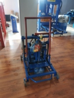 Machine à fabriquer des blocs creux portables avec cendres volantes semi-automatique pour la construction