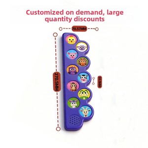 Livre audio illustré en plastique pour enfants, module <span class=keywords><strong>sonore</strong></span> à 10 boutons, personnalisable OEM, pour l'apprentissage précoce, exportation Europe et Amérique - Product Image 2