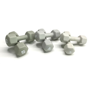 Haltères hexagonales pour femmes Gym à domicile <span class=keywords><strong>Petit</strong></span> haltères hexagonaux Fitness <span class=keywords><strong>Pas</strong></span> <span class=keywords><strong>cher</strong></span> Vinyle Néoprène Enduit Poids Libres Haltères - Product Image 4