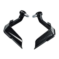 Protège-mains de moto en fibre de carbone de marque BK, en plastique ABS, ajustement universel, modèle H4H1BWQ-024, protection durable, amélioration de la conduite