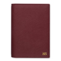 Porte-passeport élégant et fonctionnel avec blocage RFID, doublure en satin, fermeture à boucle, design compact pour des voyages faciles