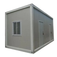 Conteneur Préfabriqué Modulaire Personnalisable pour Bureau Mobile, Salle de Classe, Dortoir, Camp de Travail, Stockage, Maison ou Habitation