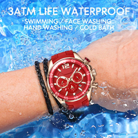 Marque privée Votre propre logo Noir Hommes Chronographe Lumineux Relojes Calendrier Masculino Poignet Hommes Montres À Quartz