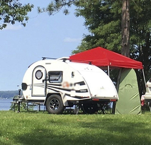 Tente de douche et de toilette pop-up automatique monocouche pour camping en extérieur, pêche estivale et utilisation latérale de voiture, directement d'usine - Product Image 4