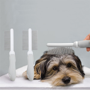 Cepillo para mascotas para perros y gatos, peine para limpieza de cabello, nudos y cepillos para eliminar el pelo suelto, cepillos profesionales para perros - Product Image 6