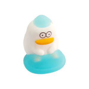 Figurine 3D en caoutchouc/PVC souple, design canard mignon, écologique, durable, pour la maison, le bureau, la voiture, ornements de bureau, couleur personnalisée, cadeau - Product Image 1