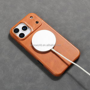 Da chính hãng trường hợp điện thoại với nút điều khiển máy ảnh tùy chỉnh điện thoại di động Bìa đóng hộp sản phẩm tùy chỉnh - Product Image 3