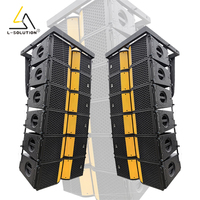 Système audio professionnel L-Solution Deux haut-parleurs Line Array de 8 pouces et subwoofers de 18 pouces avec impédance de 8 ohms