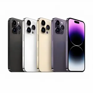 Teléfono móvil usado reacondicionado venta al por mayor I Phone 14 14Pro 14Plus para teléfono inteligente 5G teléfono móvil de segunda mano 128GB 256GB