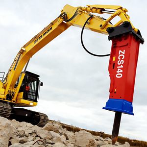Martillo Hidráulico Grande MTTOYO-140 Usado para Construcción, Excavación de Rocas, Martillo Rompedor para Excavadora, Herramientas de Accesorios Hidráulicos - Product Image 4