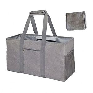 Bolsas de Compras Resistentes con Logotipo Personalizado al por Mayor de Fábrica BSCI, Bolsas de Playa Plegables Grandes e Impermeables para Viaje - Product Image 1