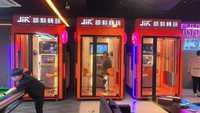 Mesin Jukebox Mini kedap suara pembayaran kode pemindai mendukung baru mesin Karaoke otomatis dioperasikan koin