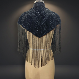 Poncho de soirée brodé à la main, respirant, pour adulte, dernière mode - Product Image 3